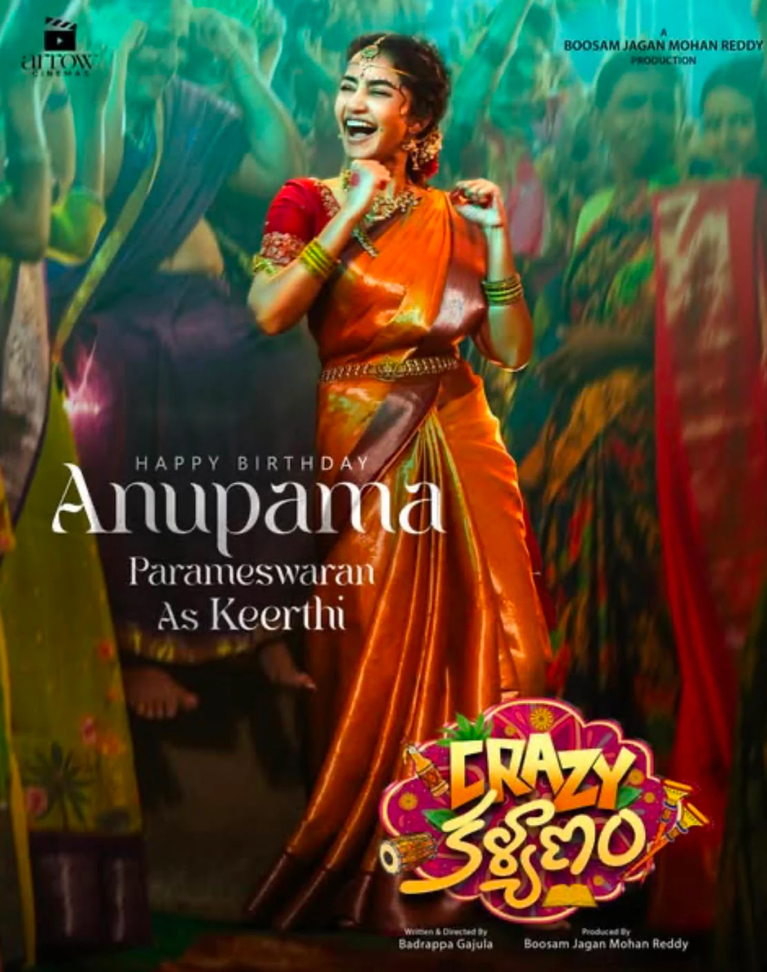 Crazy Kalyanam poster featuring Anupama Parameswaran